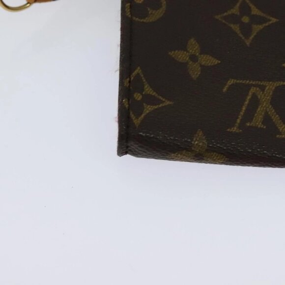 LOUIS VUITTON Monogram Bucket PM Accessory Pouch LV Auth 114014 - Picture 3 of 16